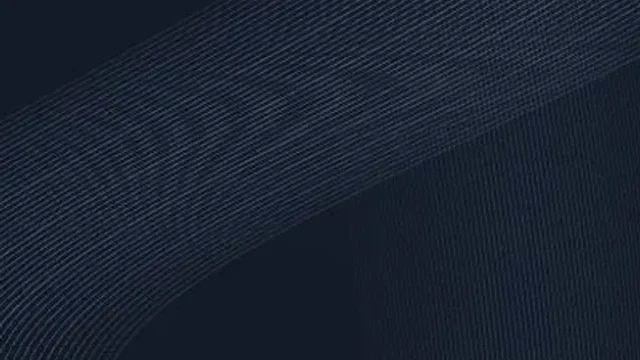 Blue Calx threads sweeping across the navy canvas