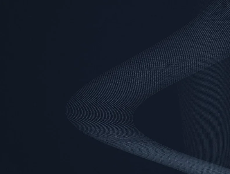Silver-blue threads crossing a deep navy field